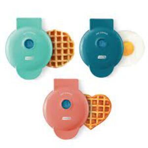 Dash Mini Maker Waffle Heart Waffle Maker Keto Chaffle Makers CHOOSE COLOR